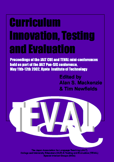 Cover of the 2002 JALT Pan-SIG Conference Proceedings