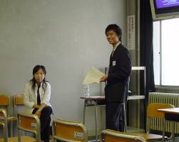 Two Student Presenters